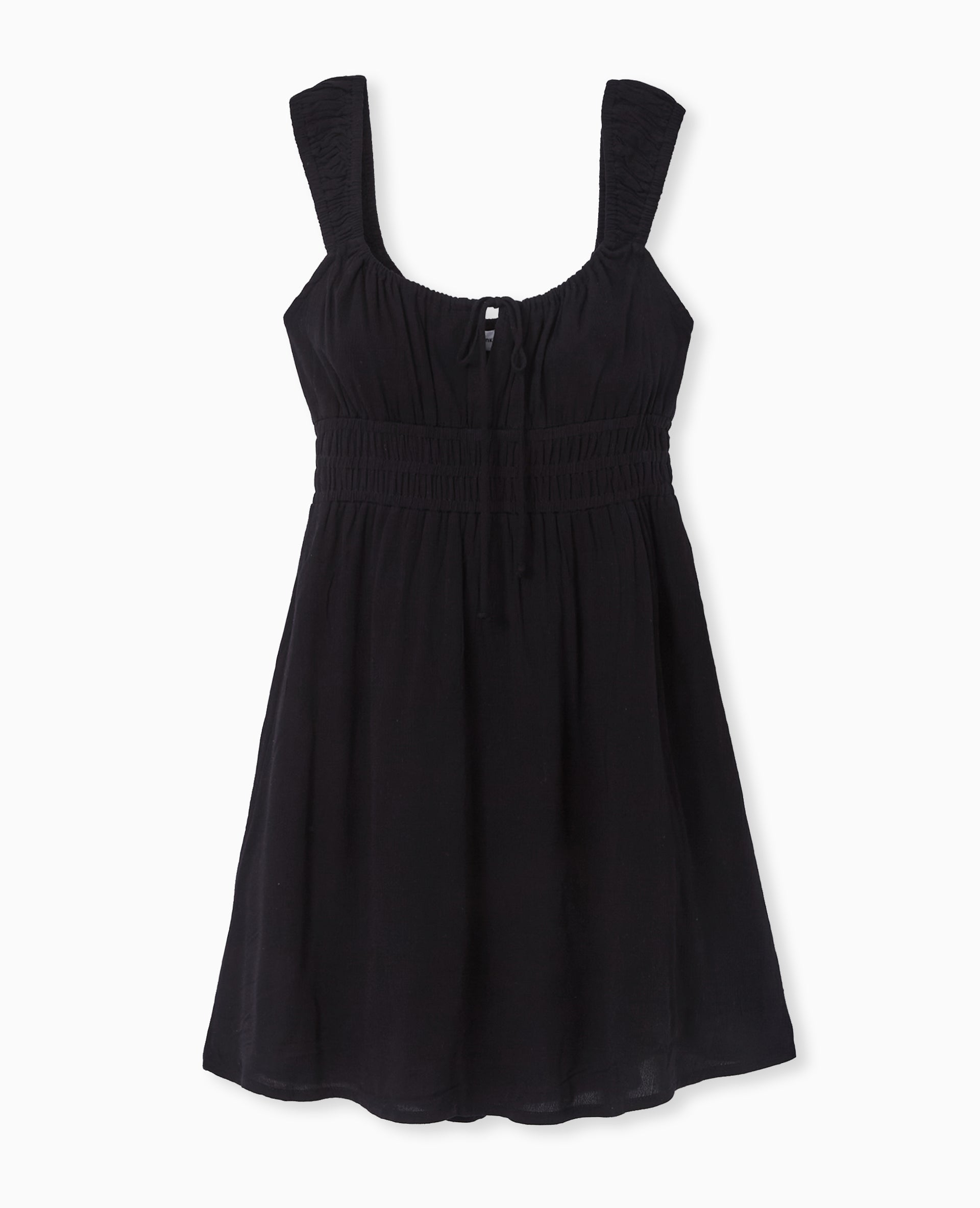 Robe bretelles encolure empire
