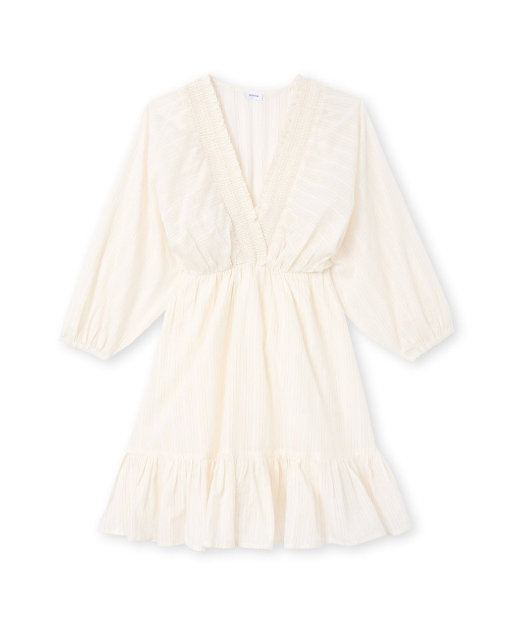 Robe manches chauve-souris encolure V