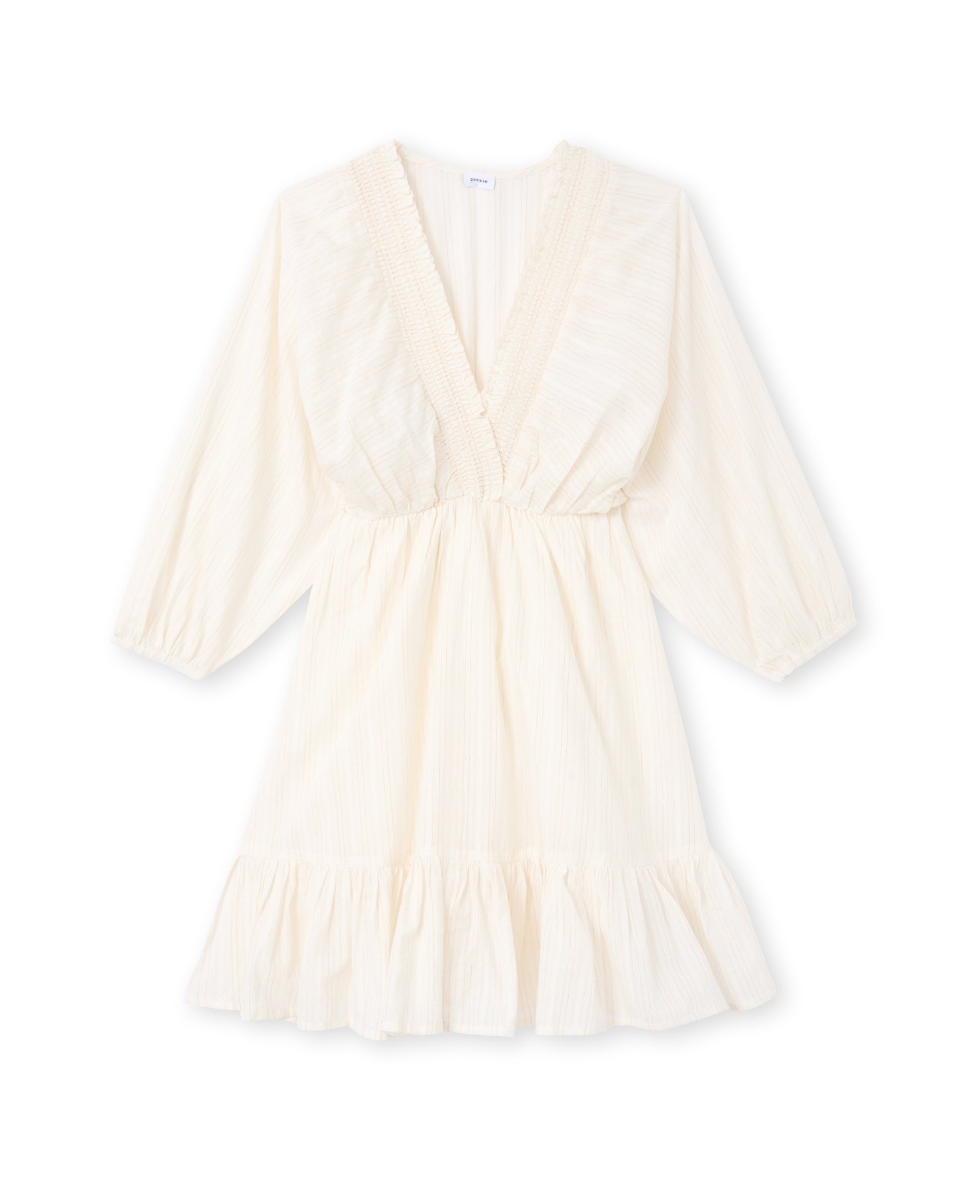 Robe manches chauve-souris encolure V