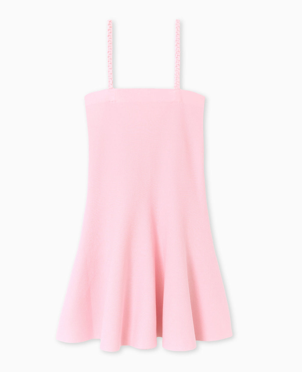 Robe patineuse en maille avec bretelles fantaisie