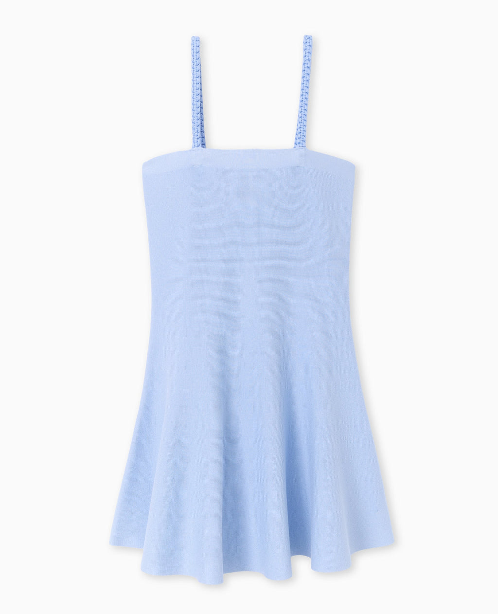 Robe patineuse en maille avec bretelles fantaisie