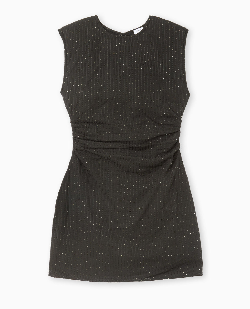 Robe courte en tissu fantaisie avec sequins