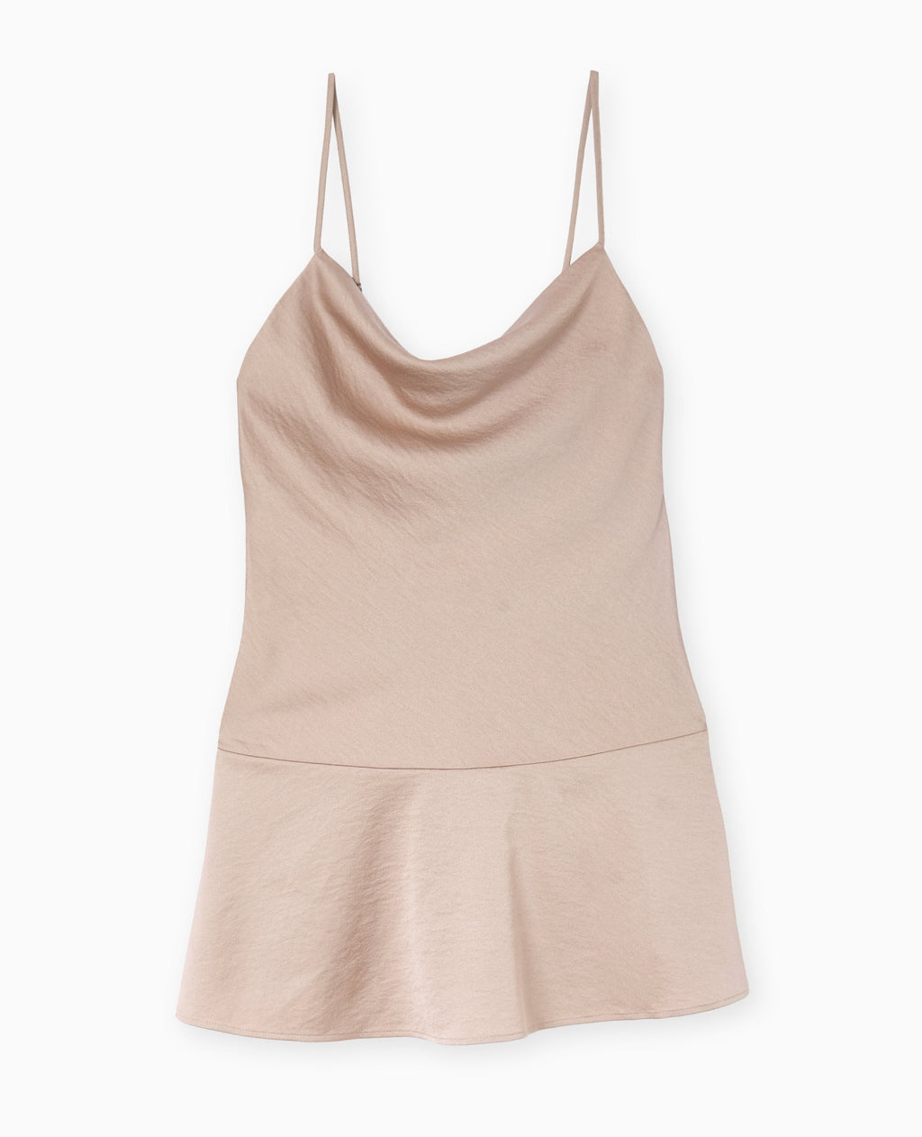 Robe courte en tissu satiné col bénitier