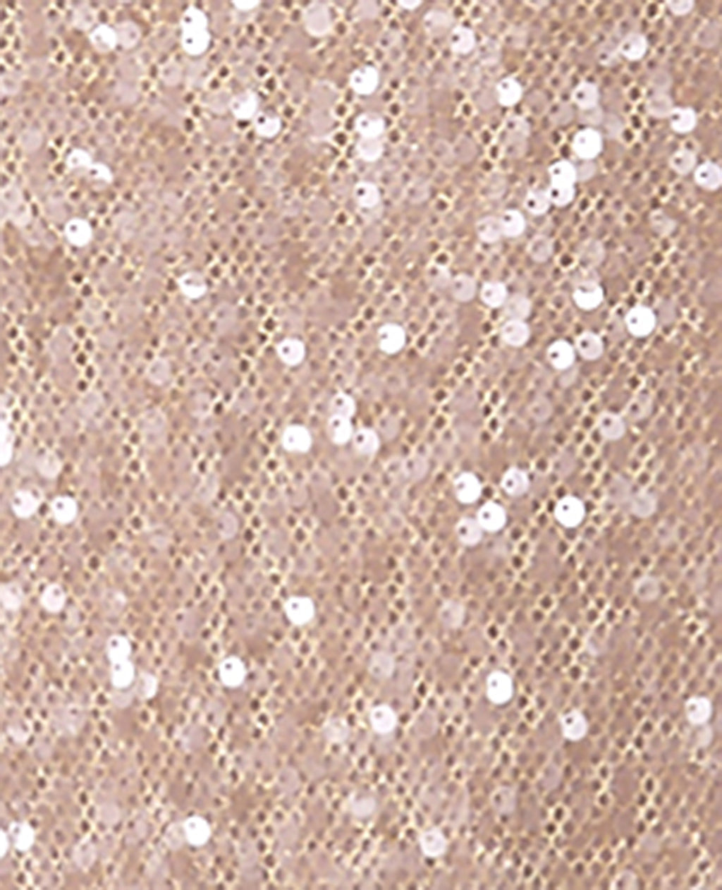 Robe longue en maille ajourée avec sequins