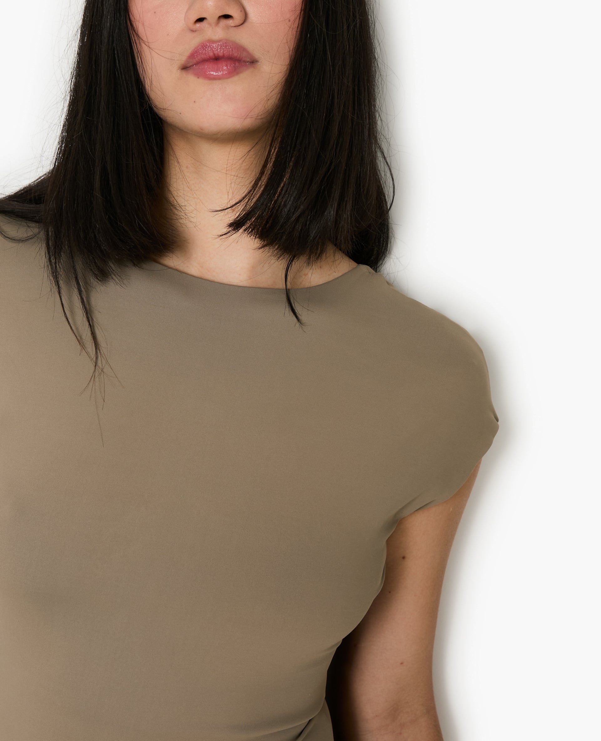 Robe patineuse avec dos nu