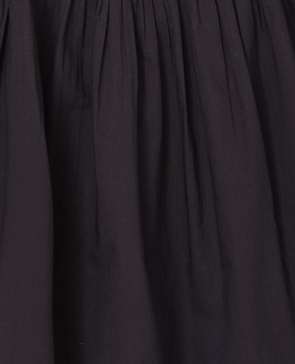 Robe courte en popeline avec manches ballons