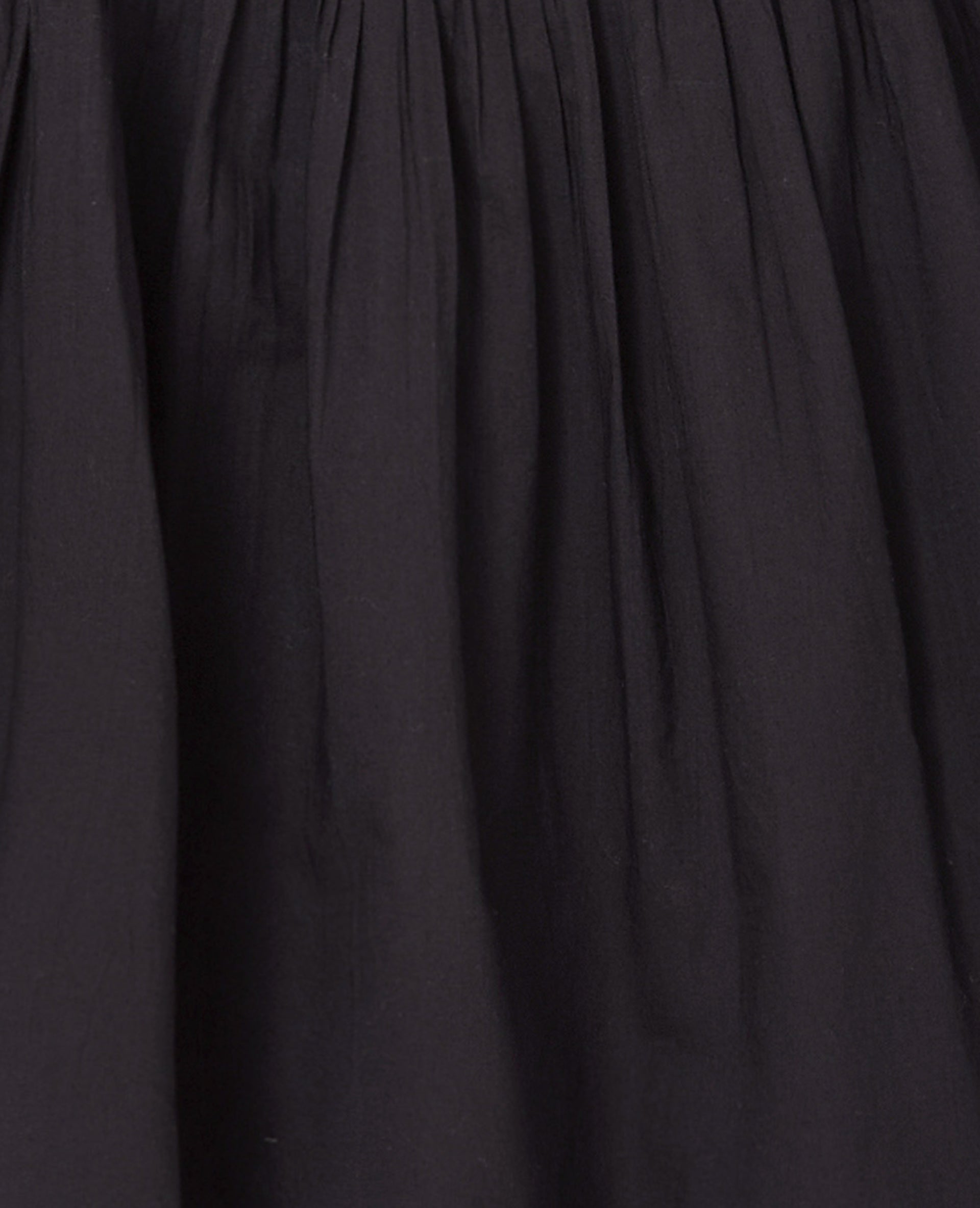 Robe courte en popeline avec manches ballons