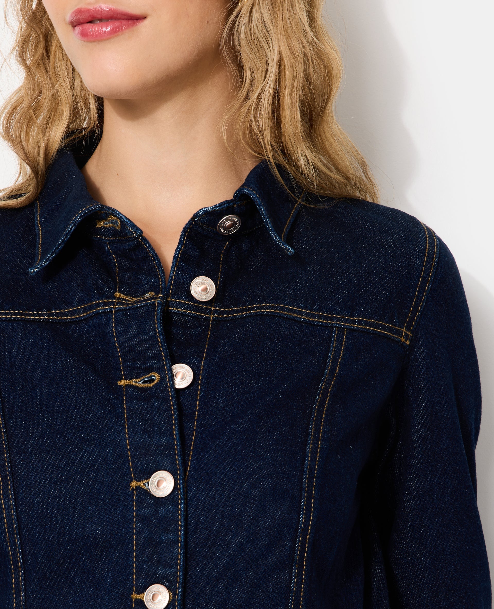 Robe boutonnée en jean