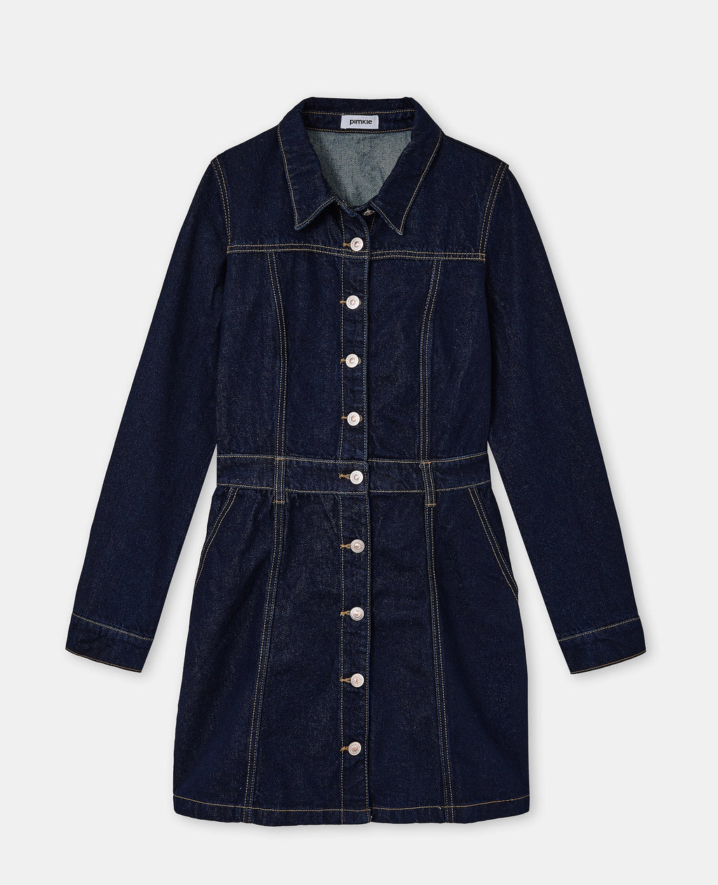 Robe boutonnée en jean