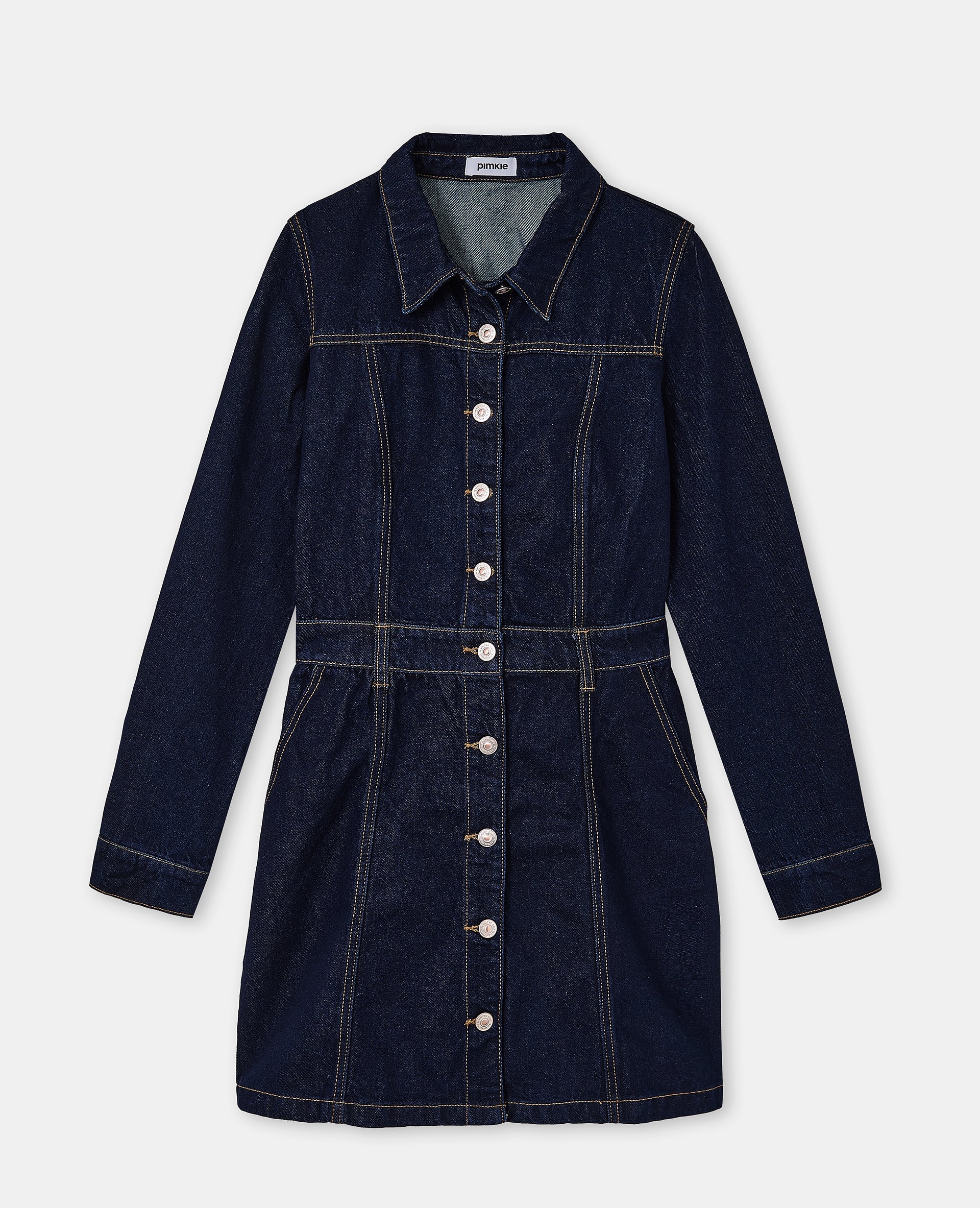 Robe boutonnée en jean
