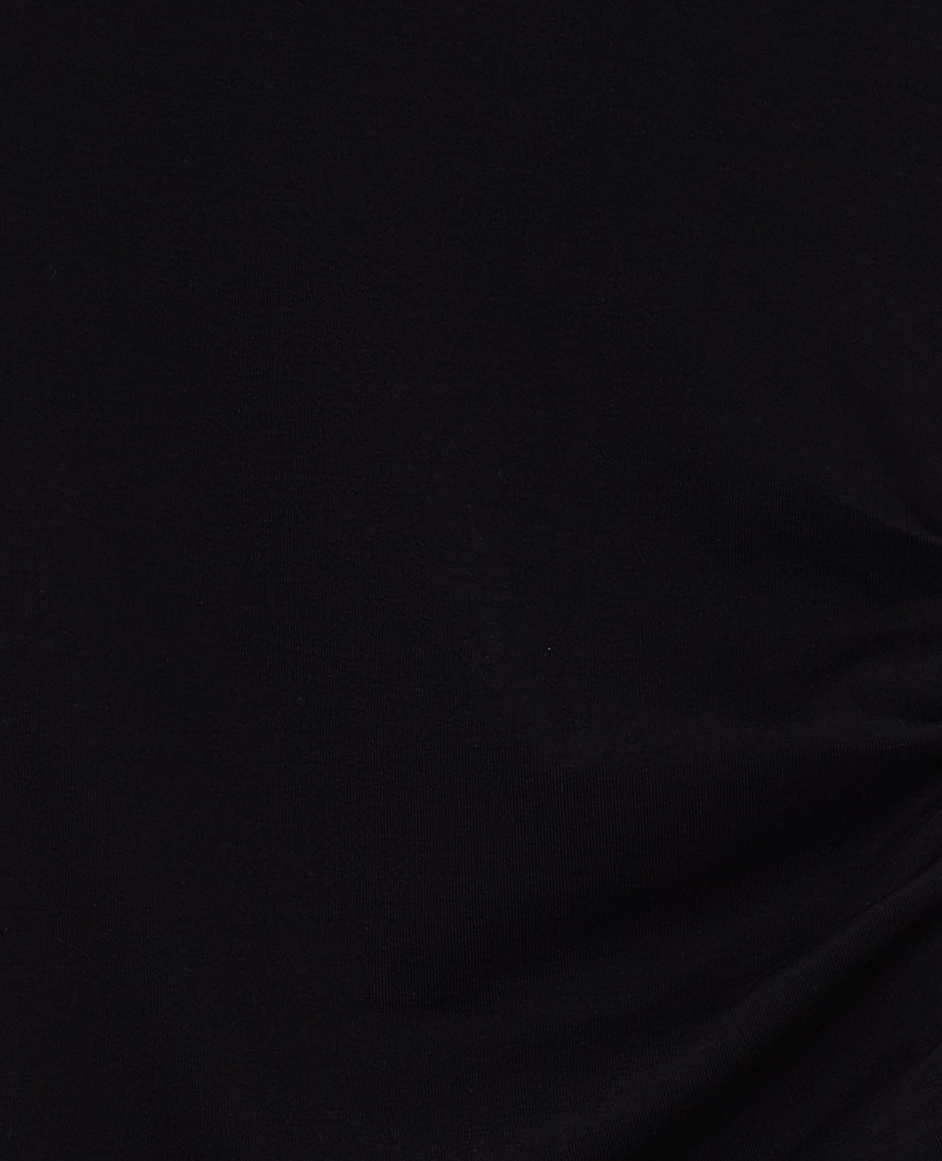 Robe courte sans manches avec fronces côté