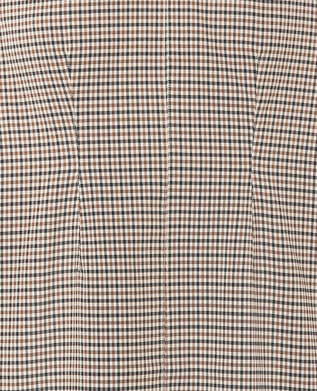 Robe courte larges emmanchures motif carreaux