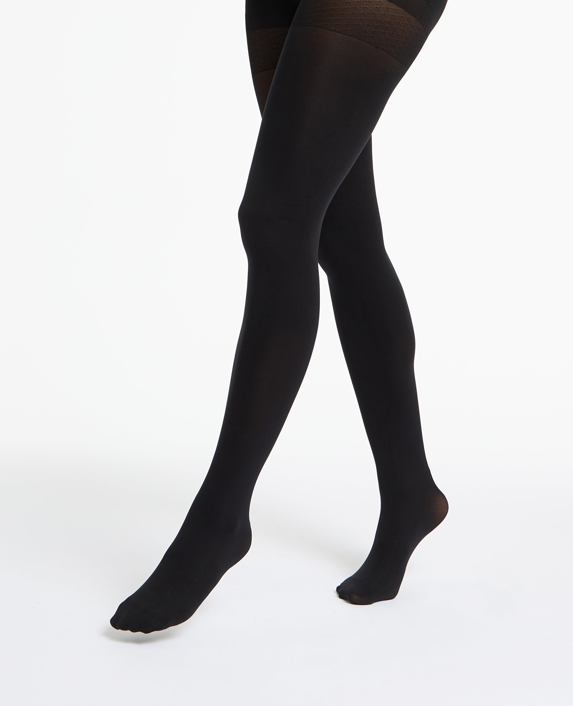 Collants opaques push up