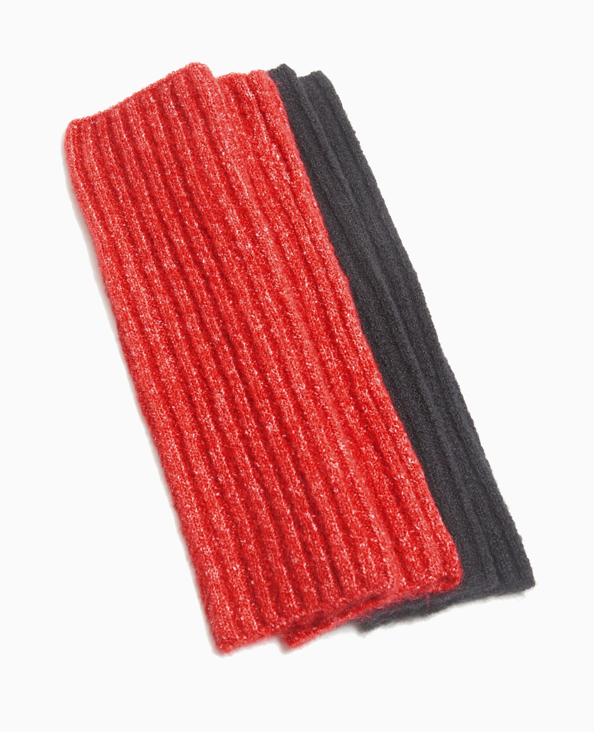 Mitaines en maille côtelée