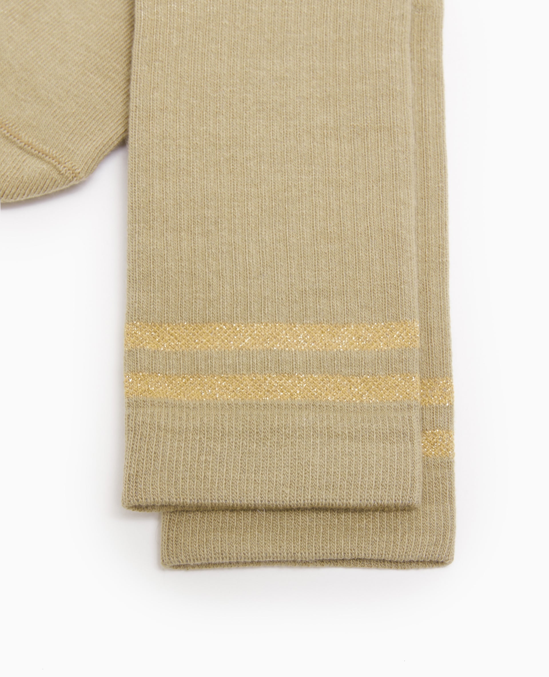 Paire de chaussettes avec bandes lurex