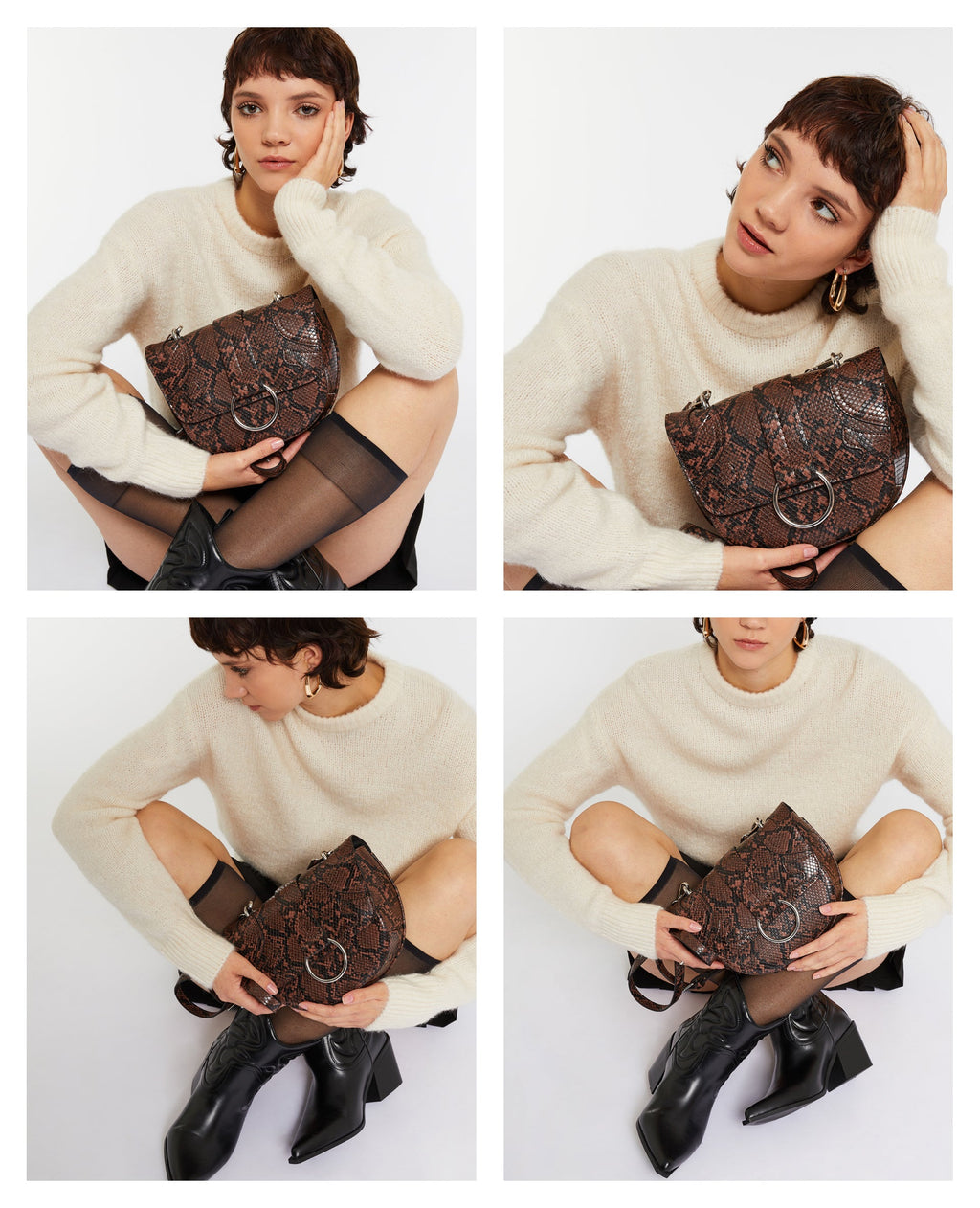 Sac boxy effet serpent