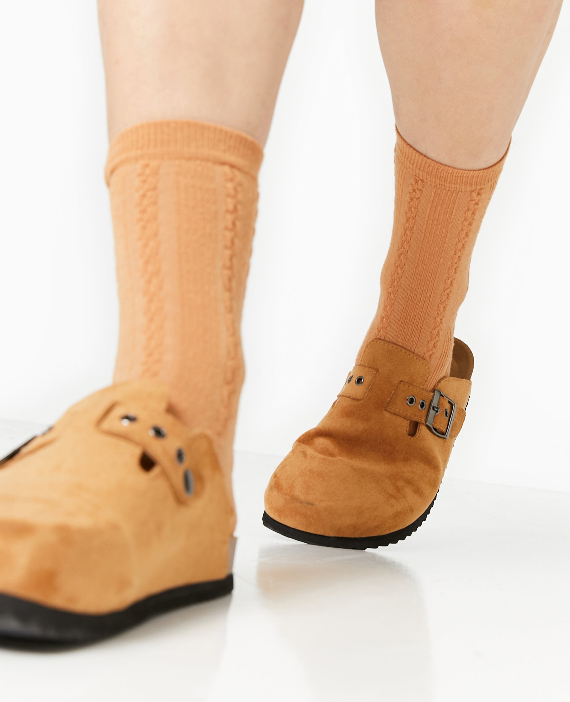 Chaussettes en maille fantaisie