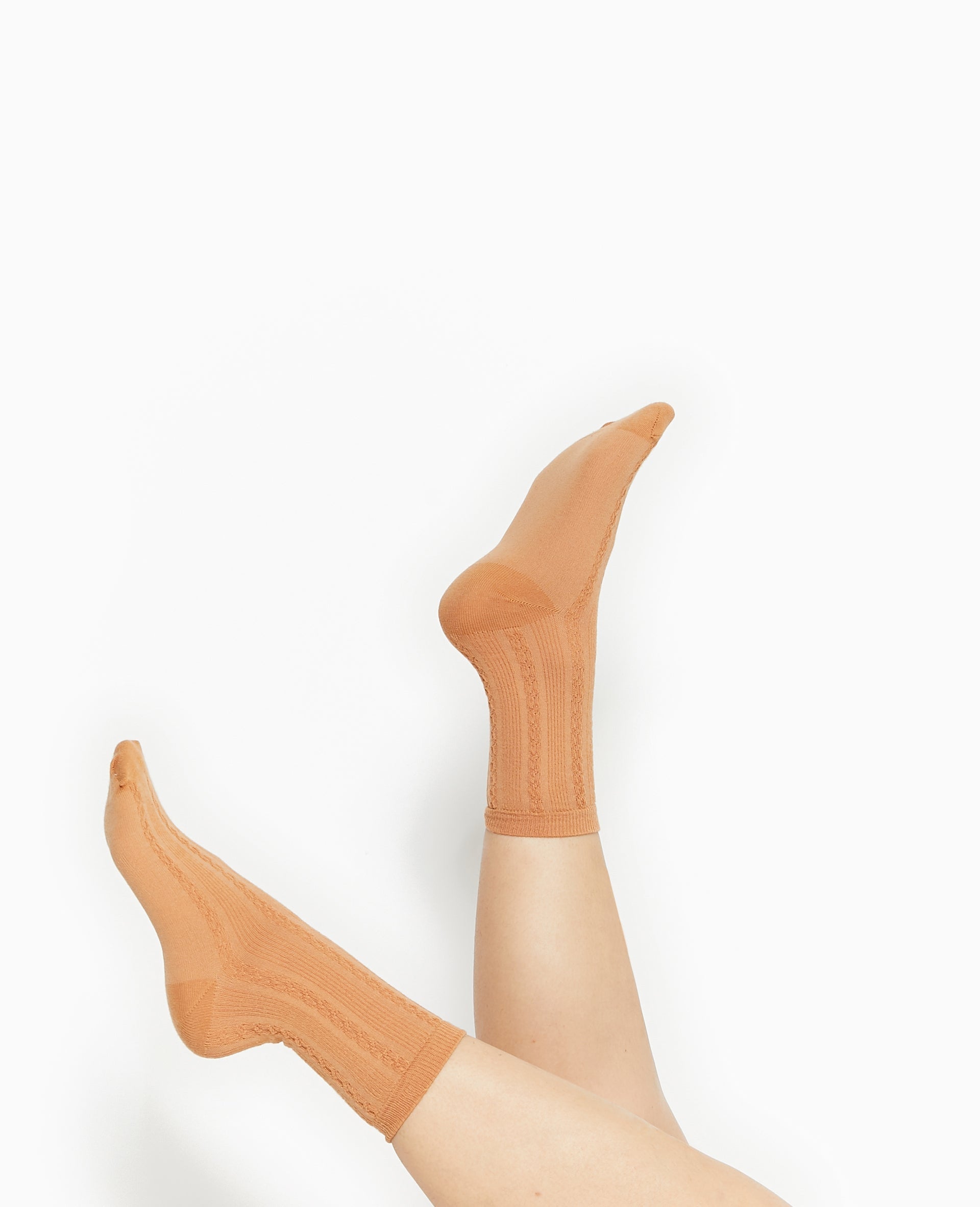 Chaussettes en maille fantaisie
