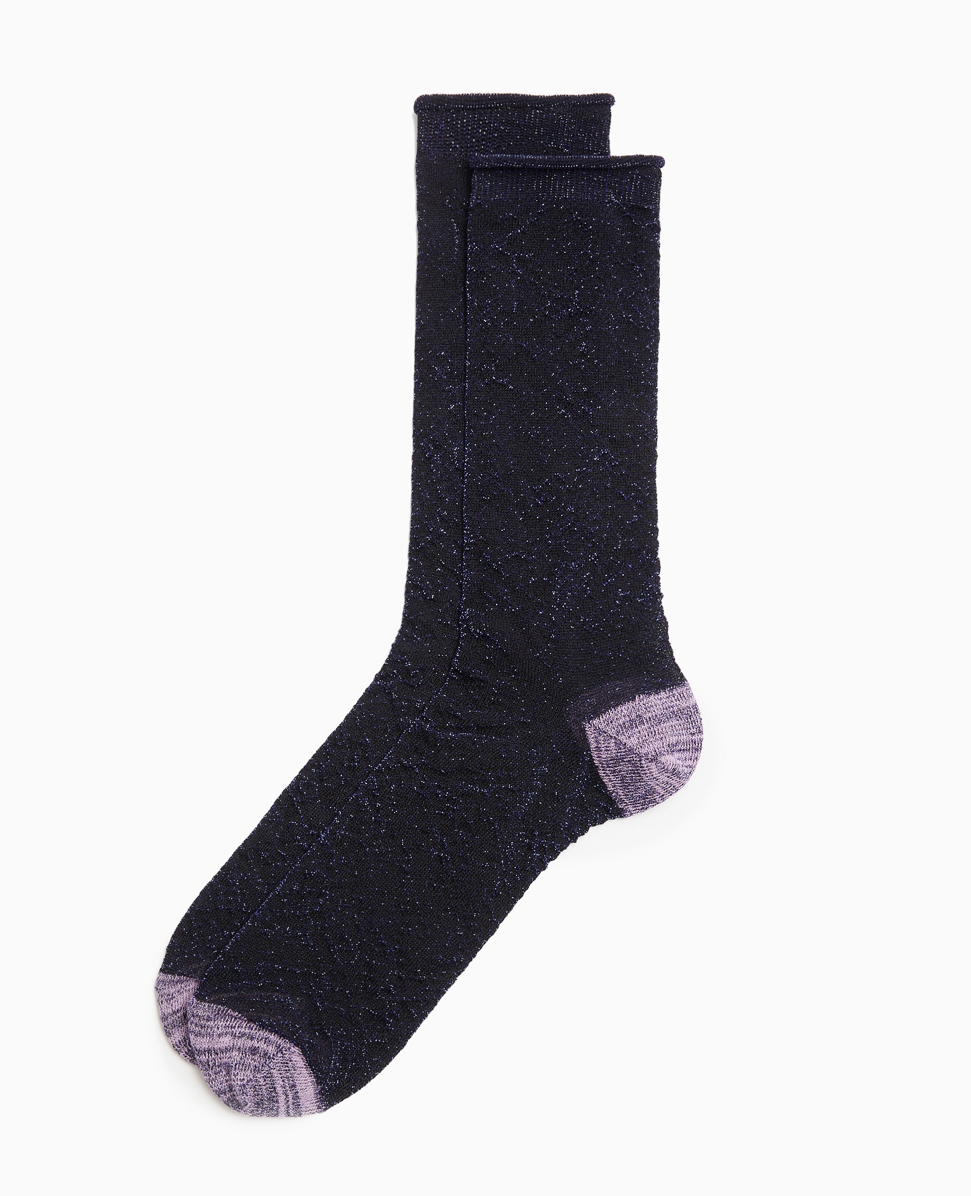 Chaussettes avec fils lurex