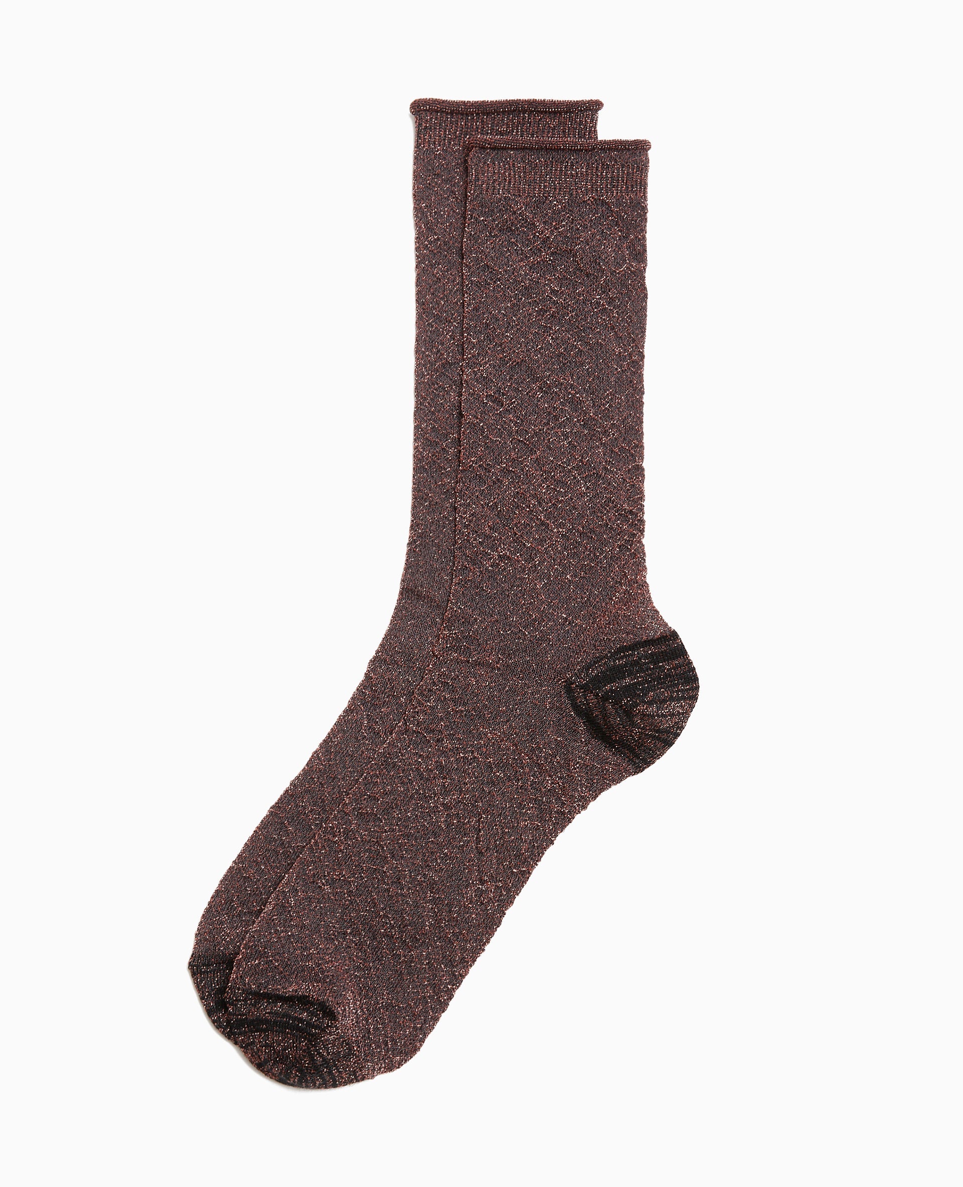 Chaussettes avec fils lurex