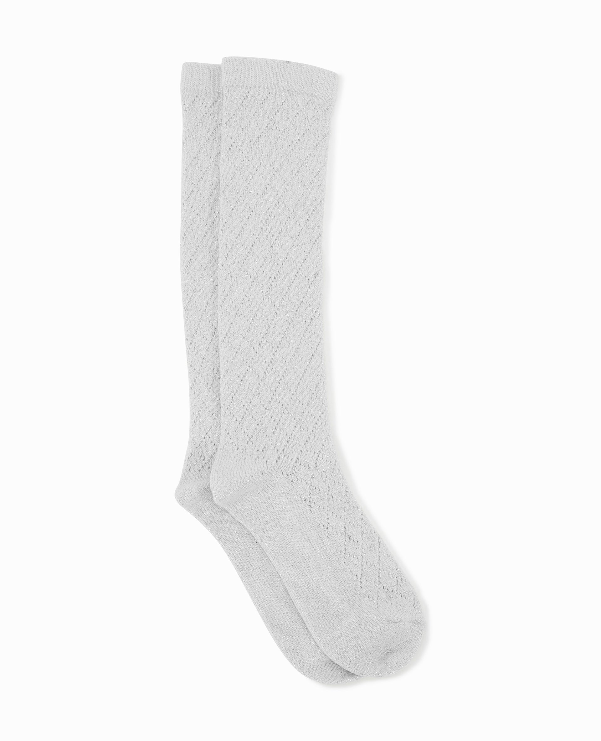 Paires de chaussettes hautes avec fils lurex