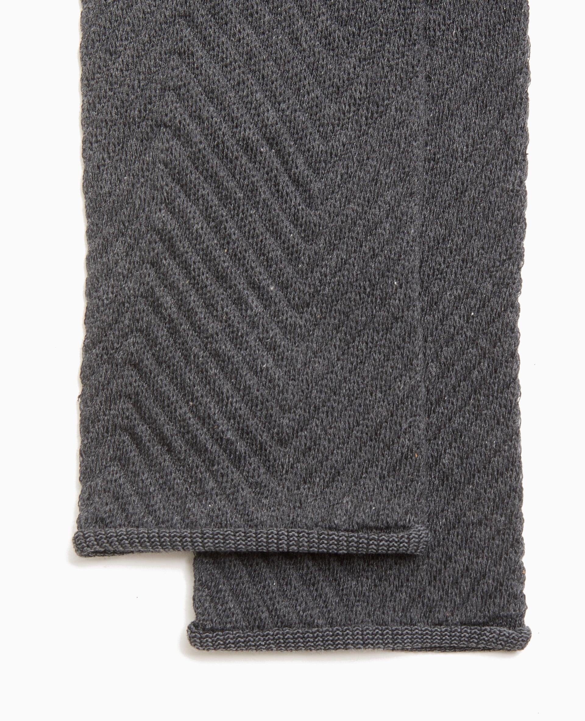 Paire de guêtres en maille chevrons