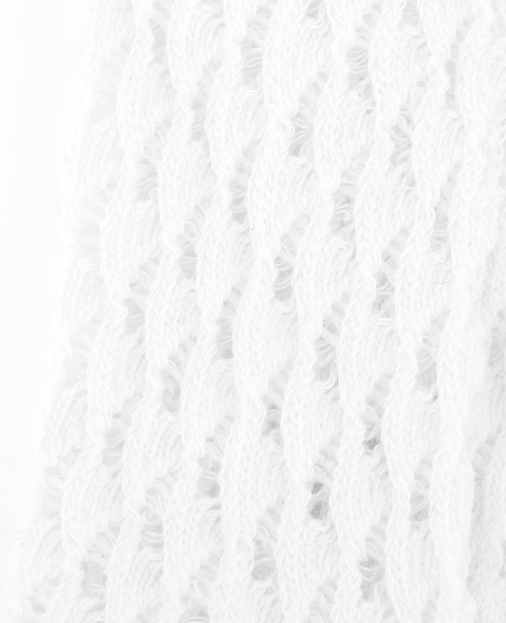 Paire de chaussettes hautes en maille ajourée