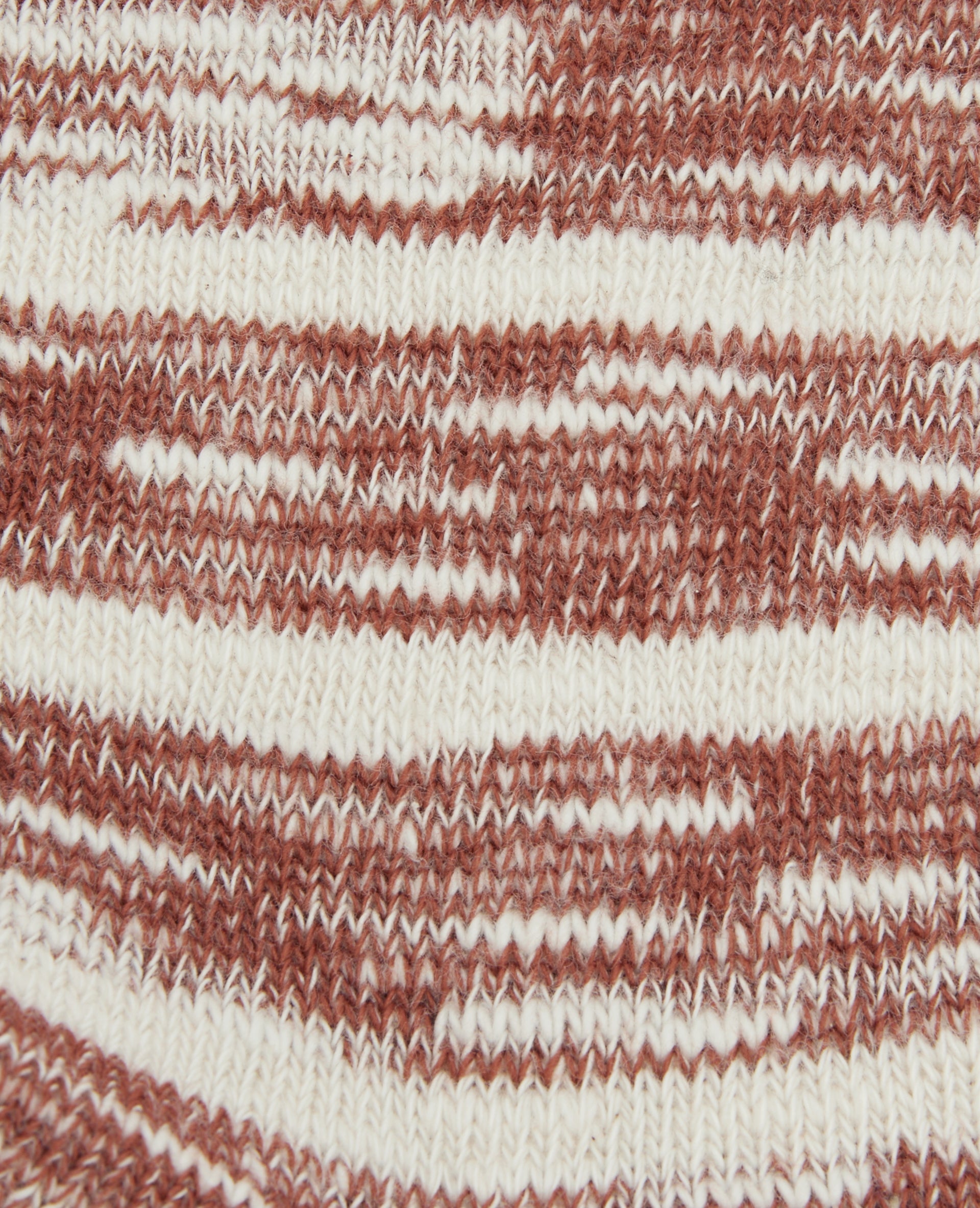 Paire de chaussettes bicolores effet rayé