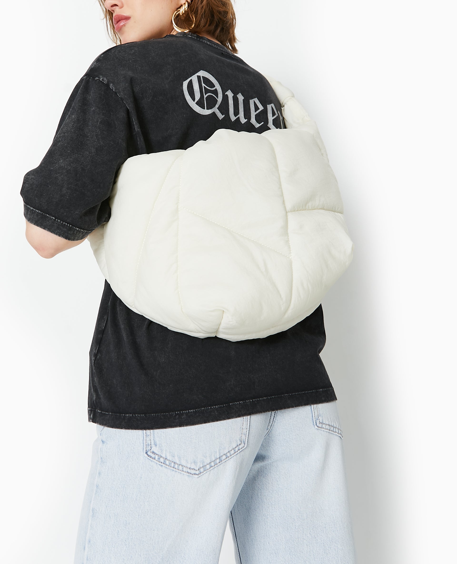 Grand sac en matière matelassée
