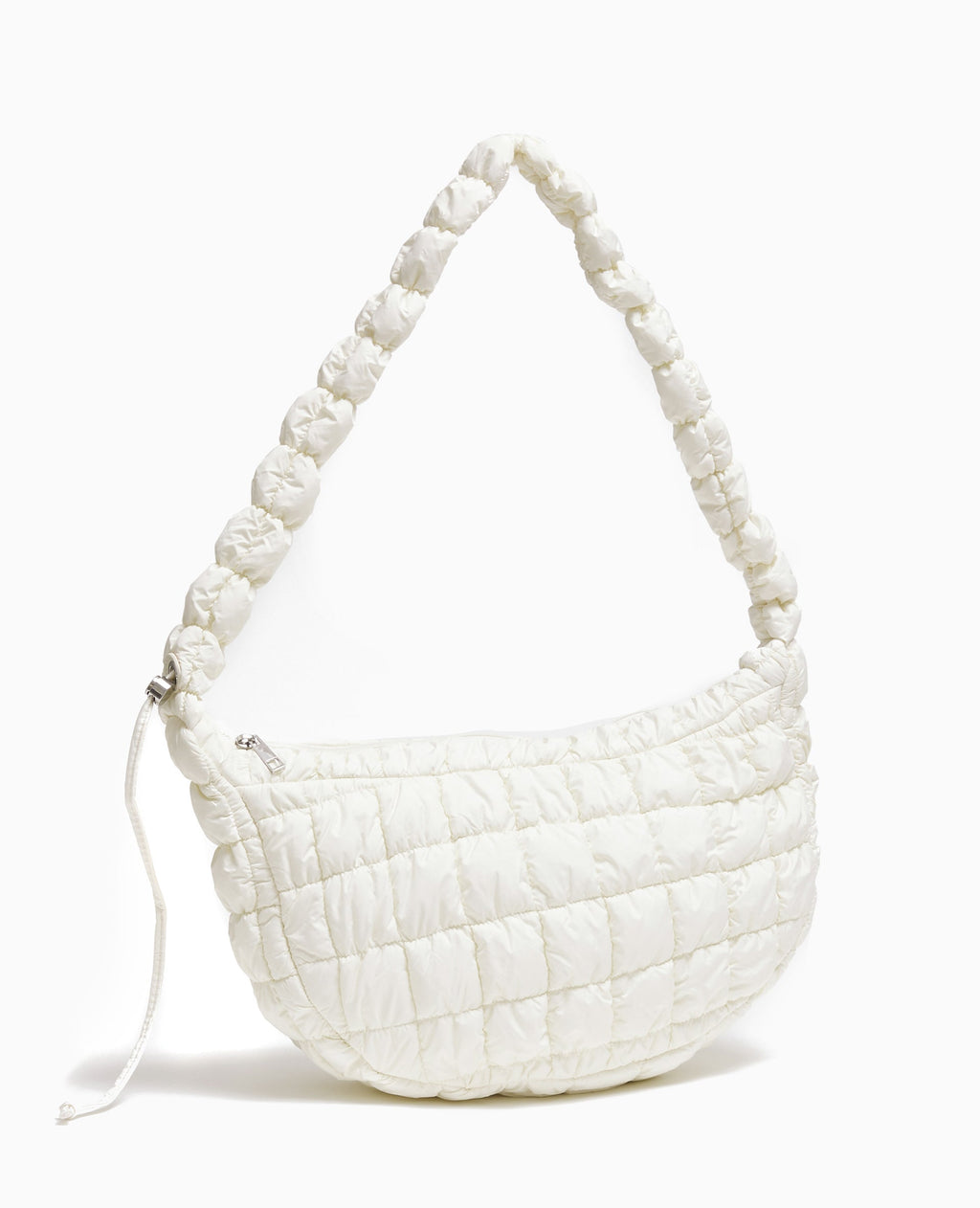 Sac besace en tissu matelassé