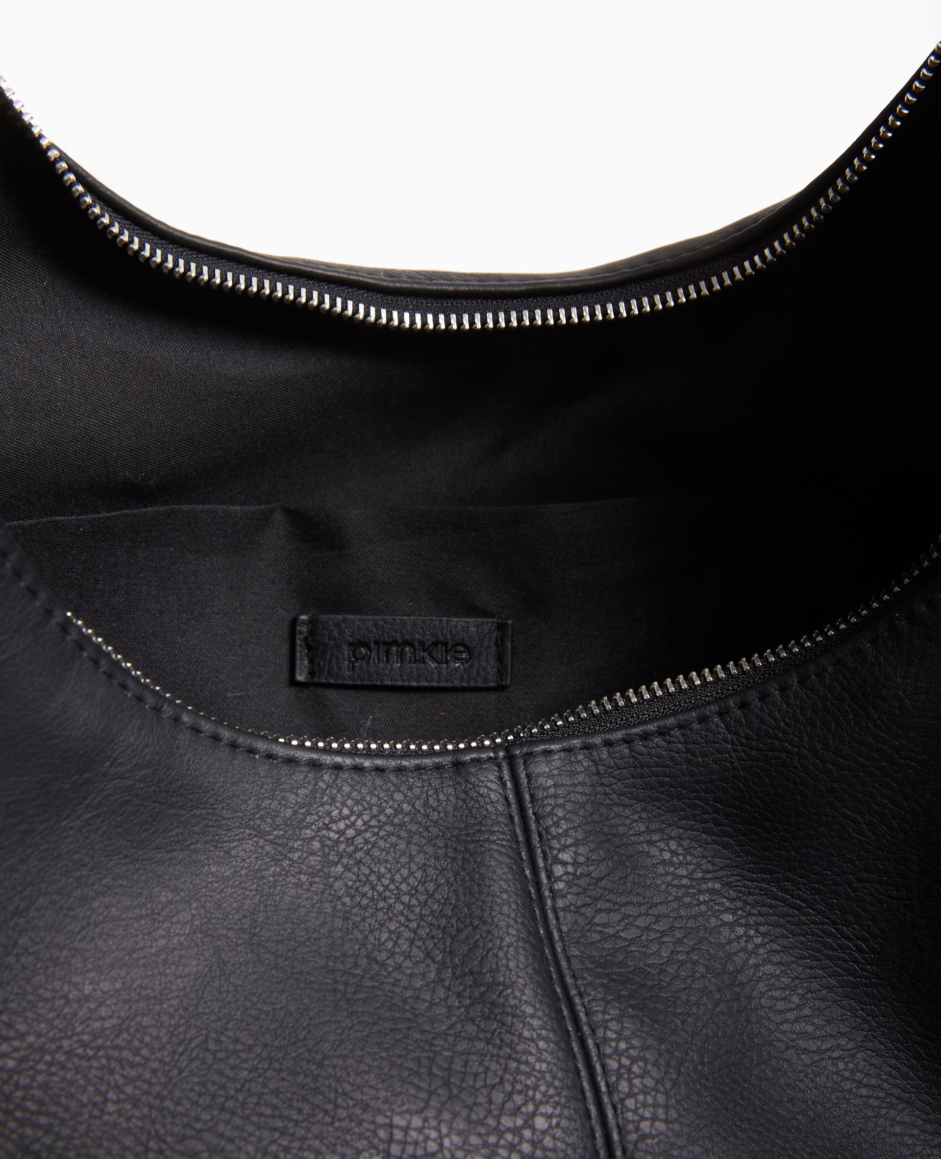 Grand sac porté épaule effet grainé