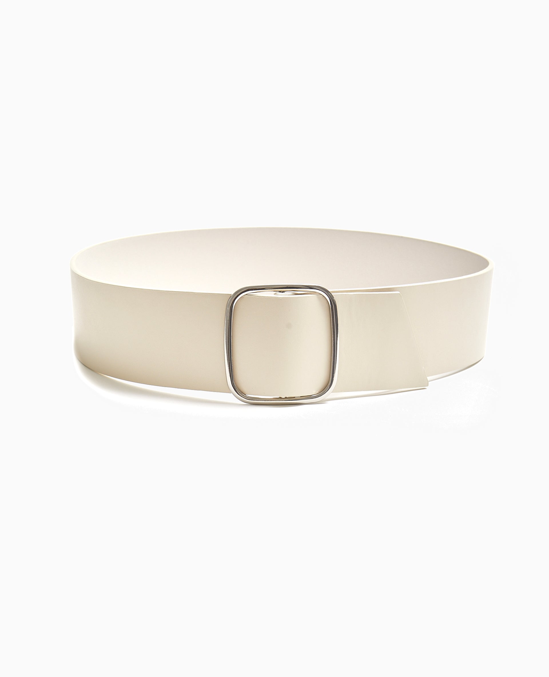Ceinture large avec boucle carrée