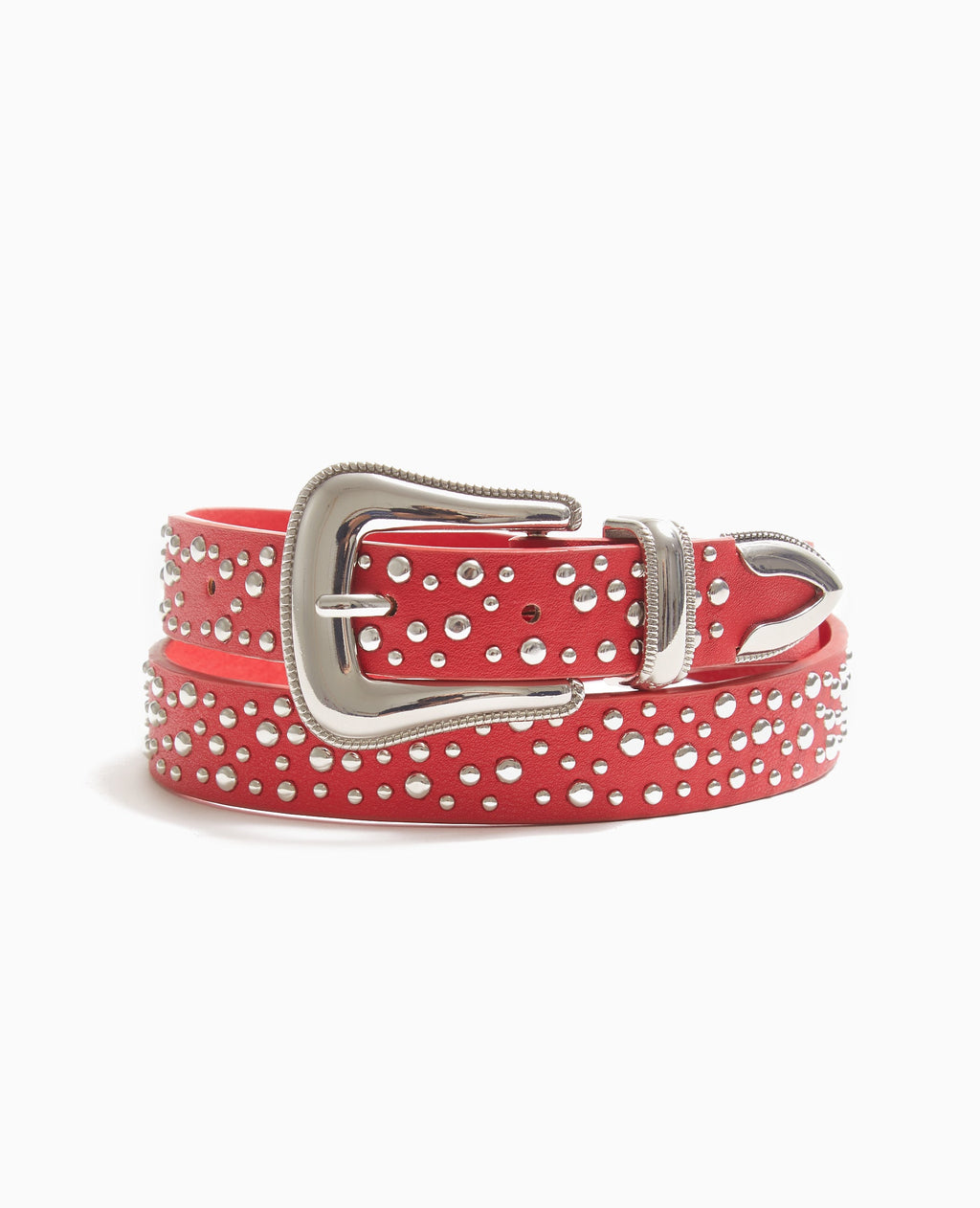 Ceinture avec boucle western et clous