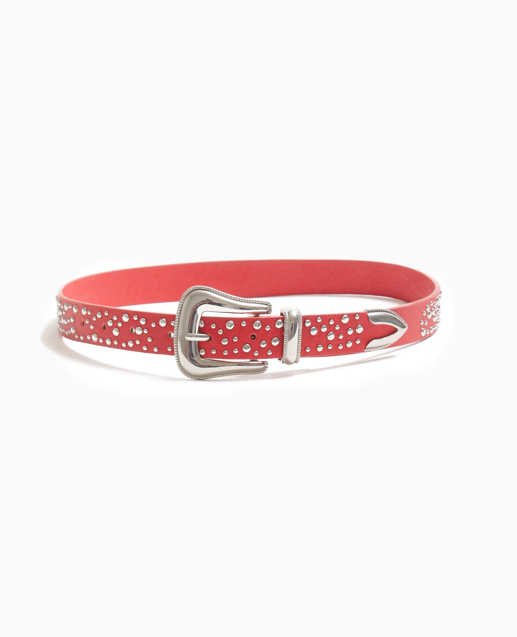 Ceinture avec boucle western et clous
