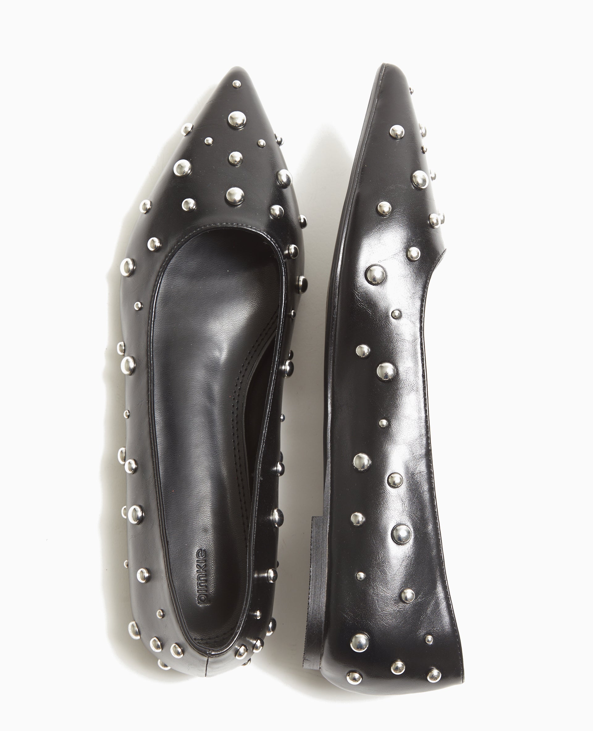 Ballerines pointues avec clous