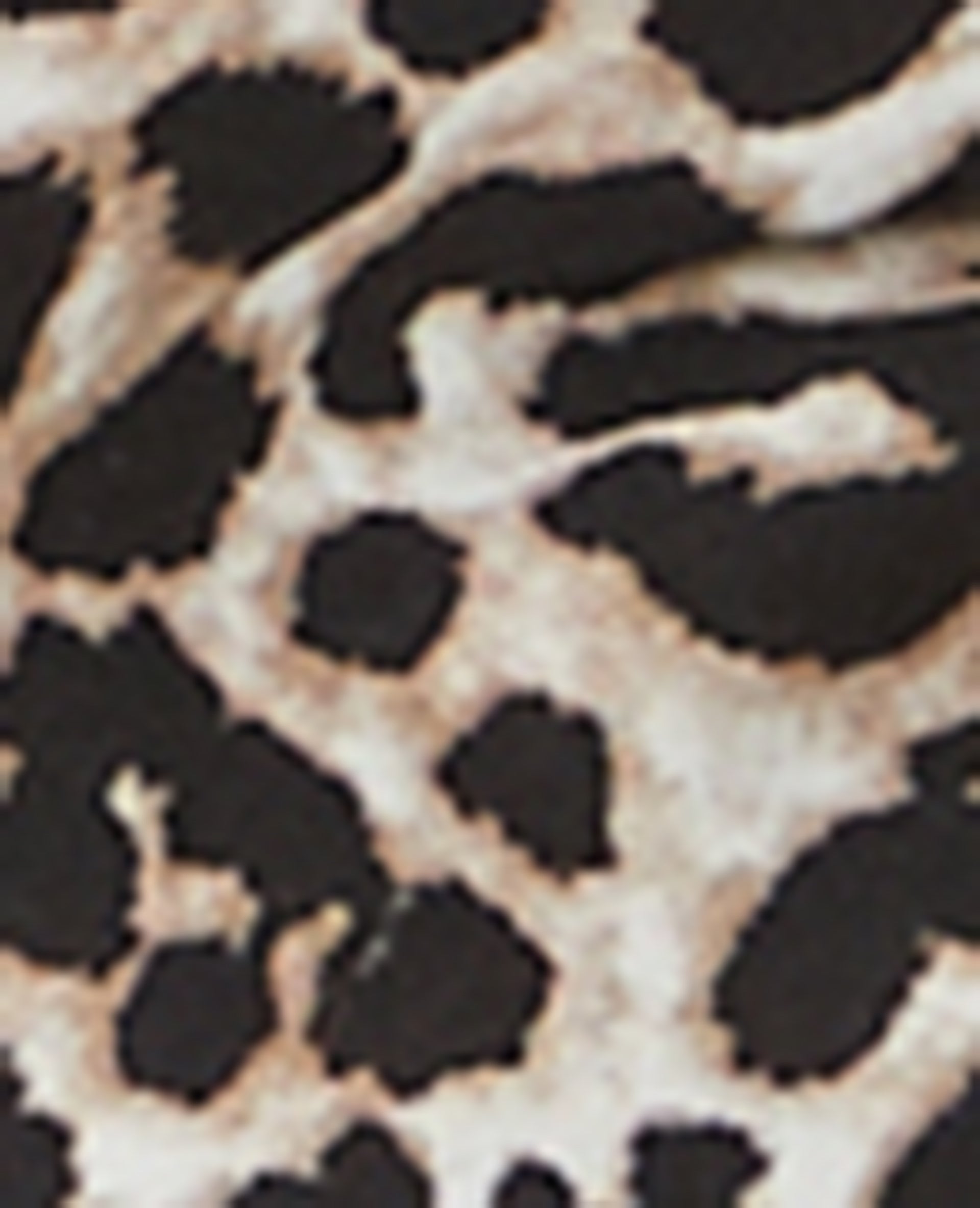 Pince avec nœud motif léopard