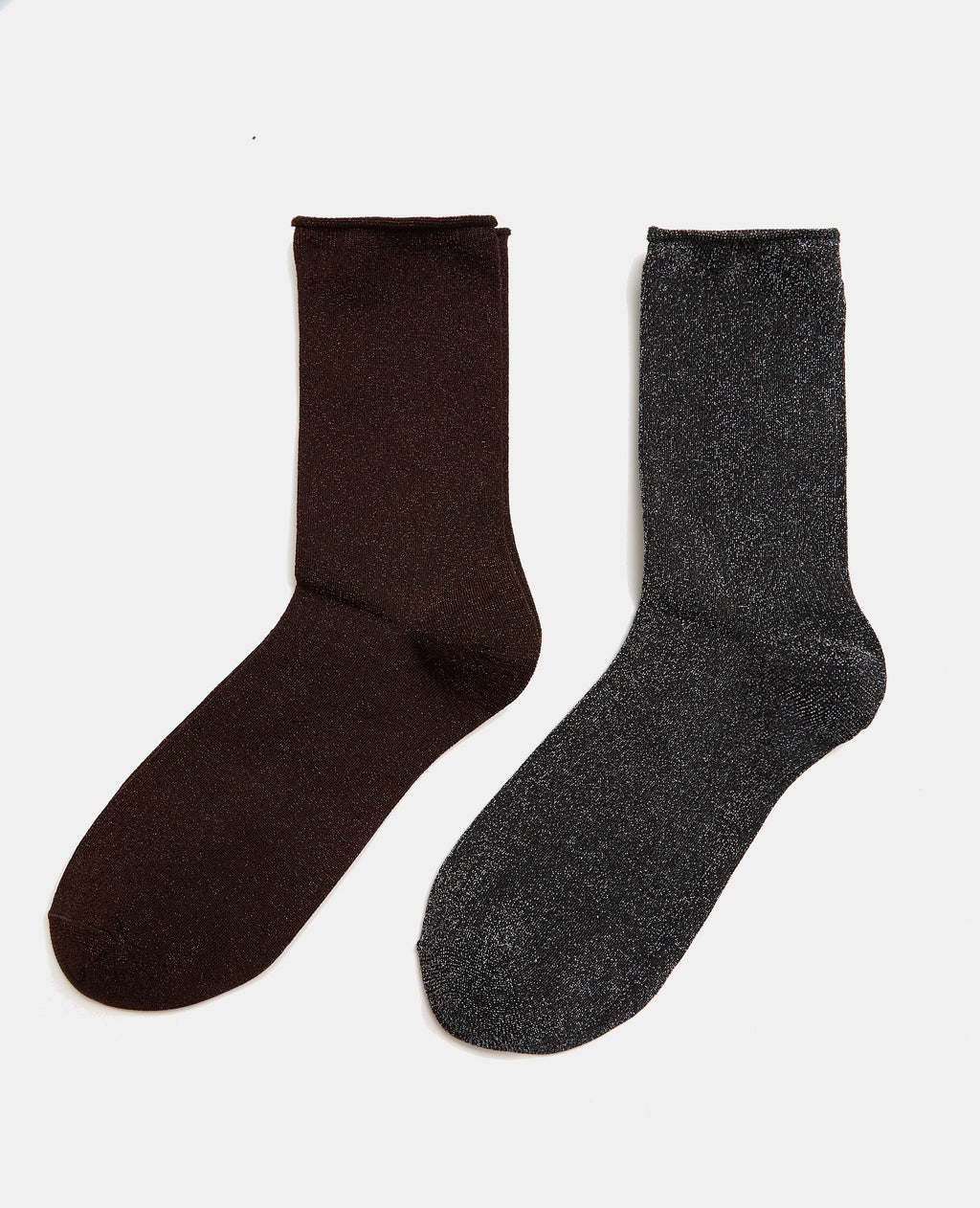 Lot de 2 paires de chaussettes avec lurex