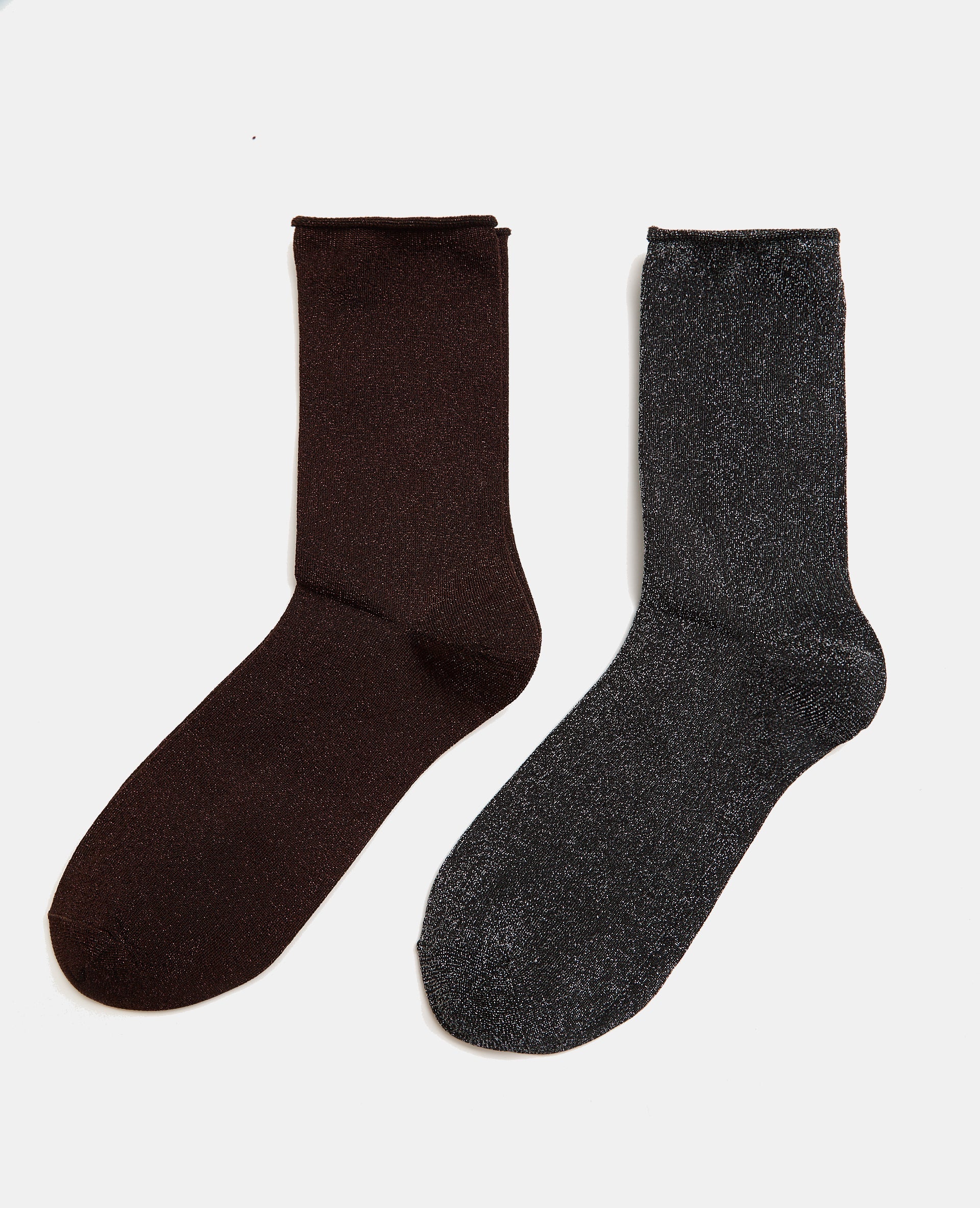 Lot de 2 paires de chaussettes avec lurex