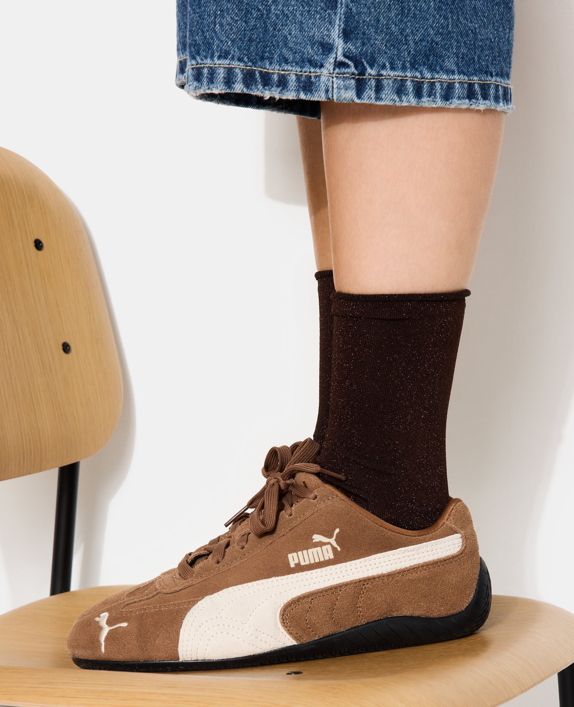 Lot de 2 paires de chaussettes avec lurex
