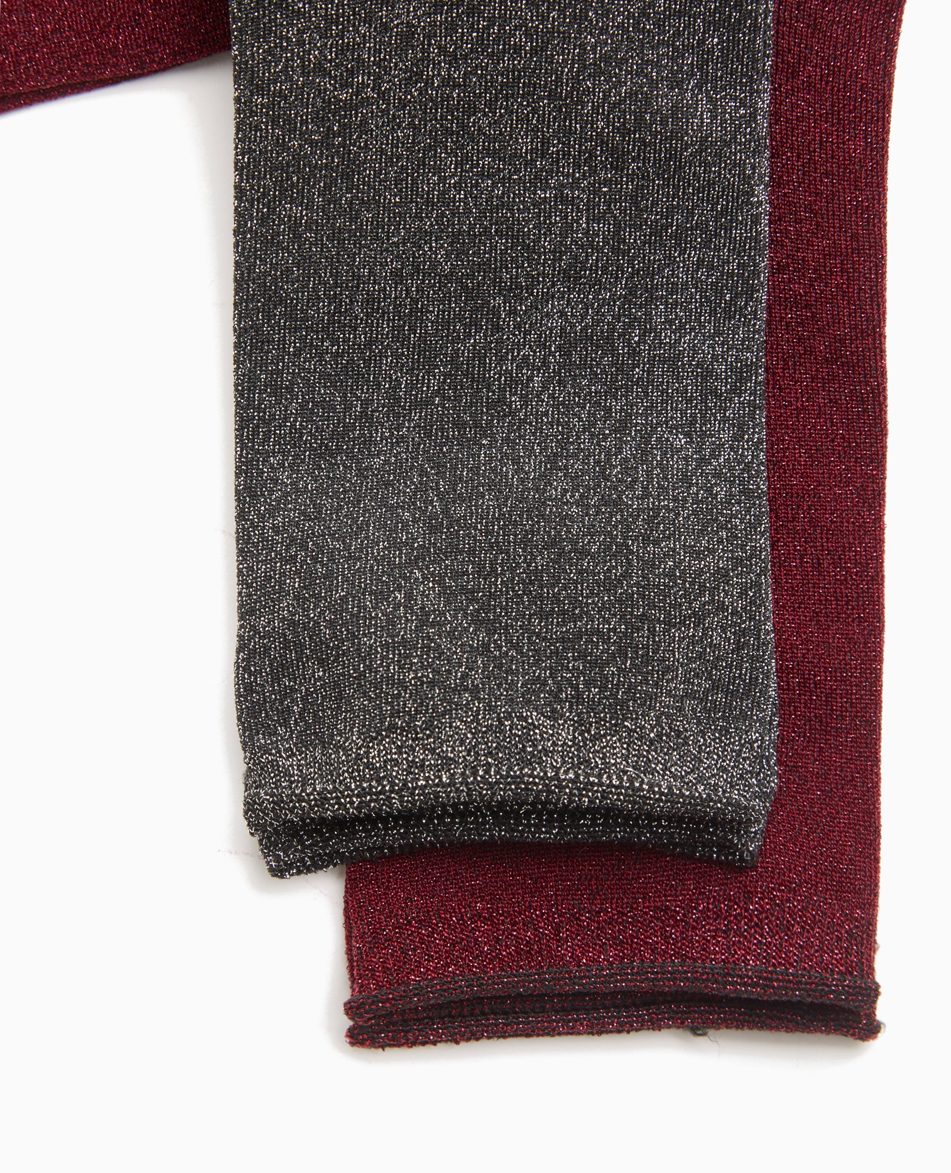 Lot de 2 paires de chaussettes avec lurex