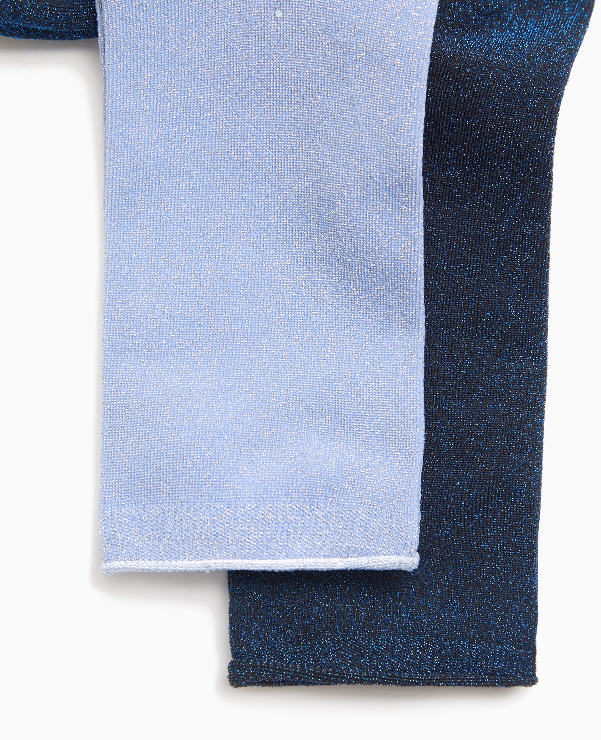 Lot de 2 paires de chaussettes avec lurex