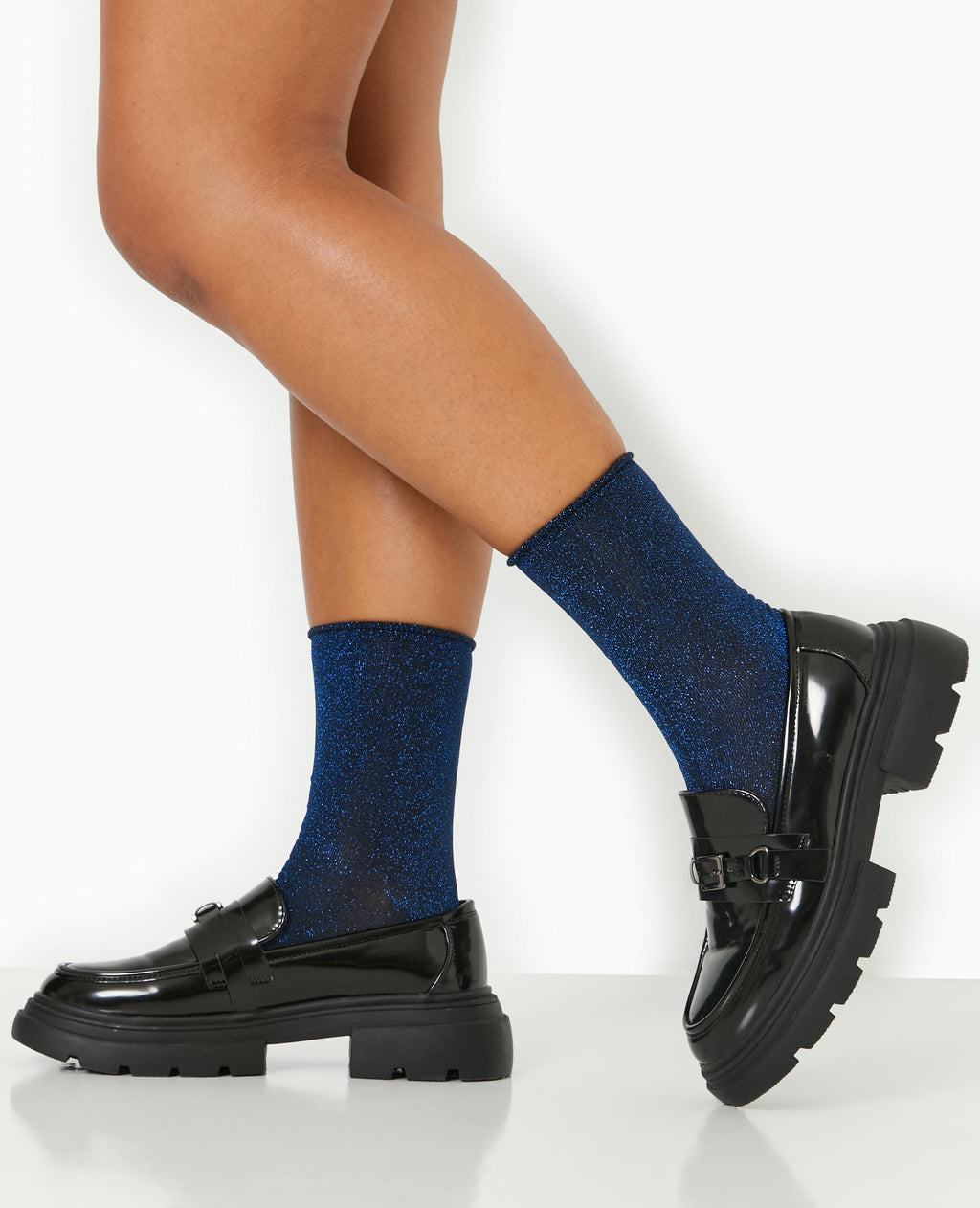 Lot de 2 paires de chaussettes avec lurex