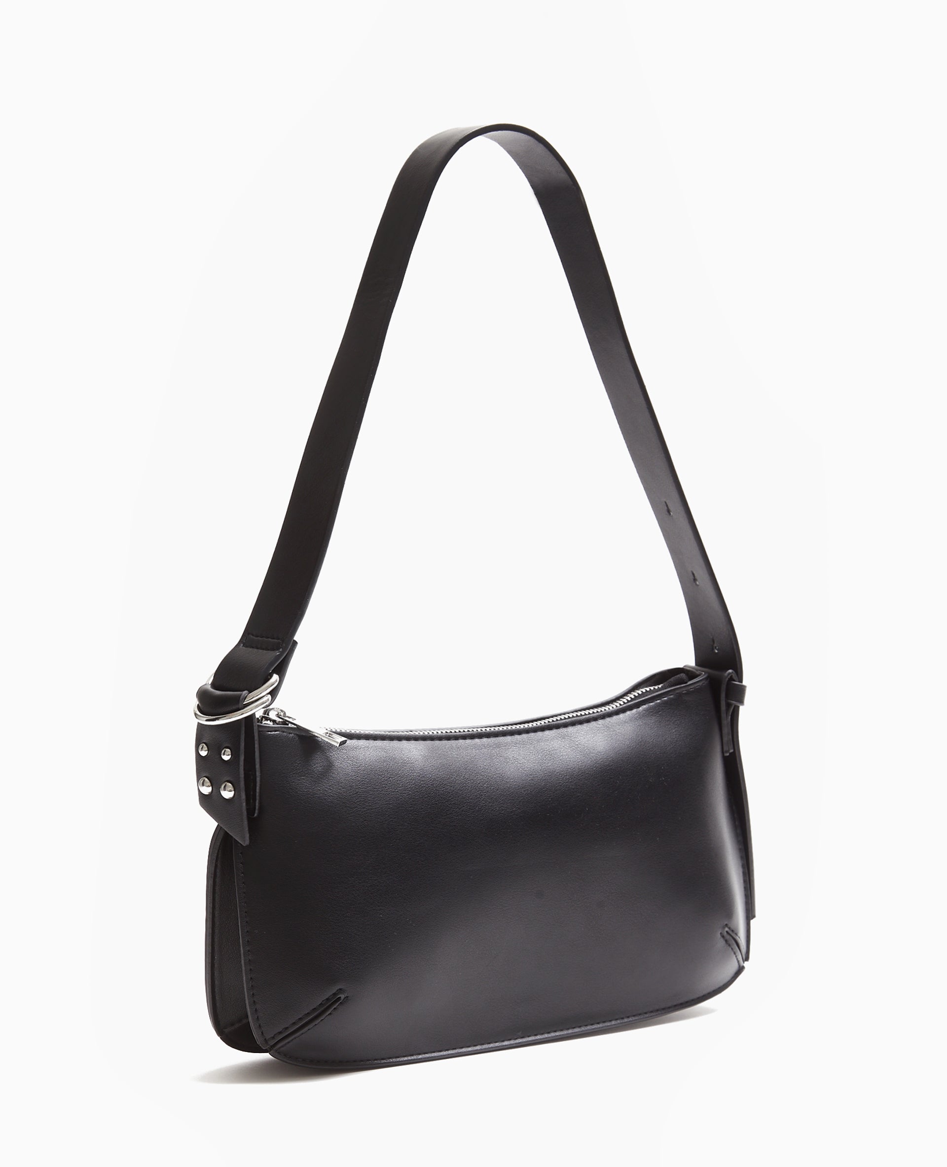 Sac porté épaule effet double poche
