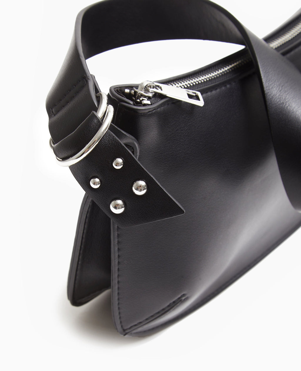 Sac porté épaule effet double poche