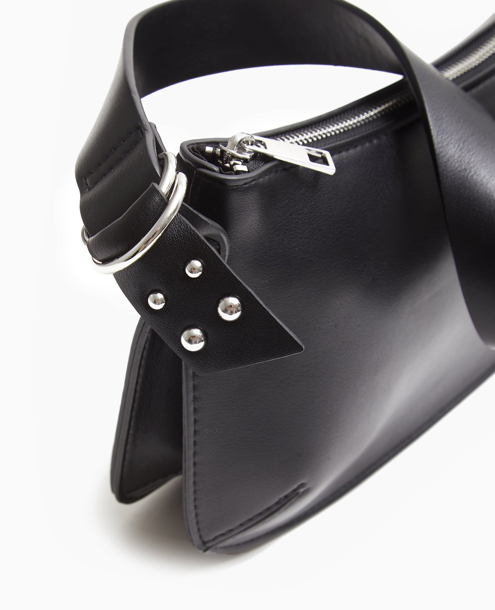 Sac porté épaule effet double poche