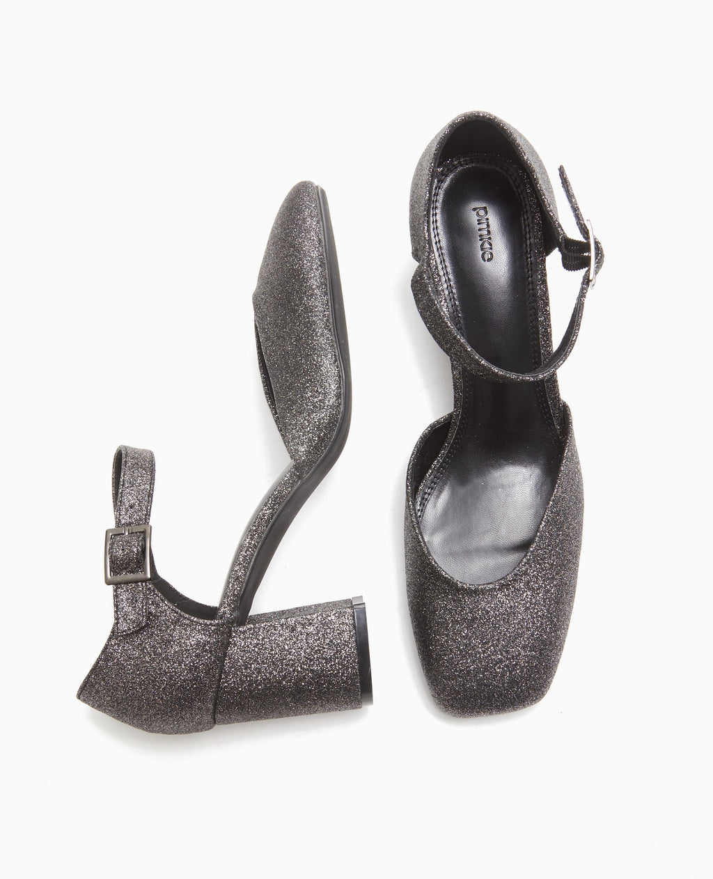 Babies à talons avec paillettes