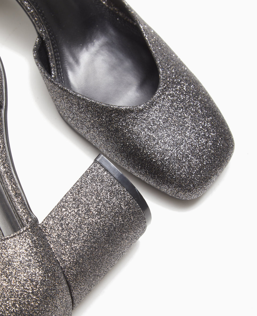 Babies à talons avec paillettes