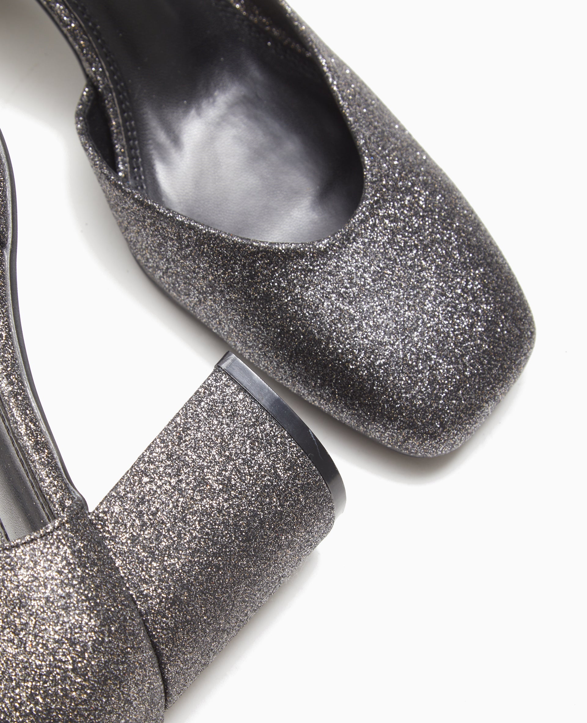 Babies à talons avec paillettes