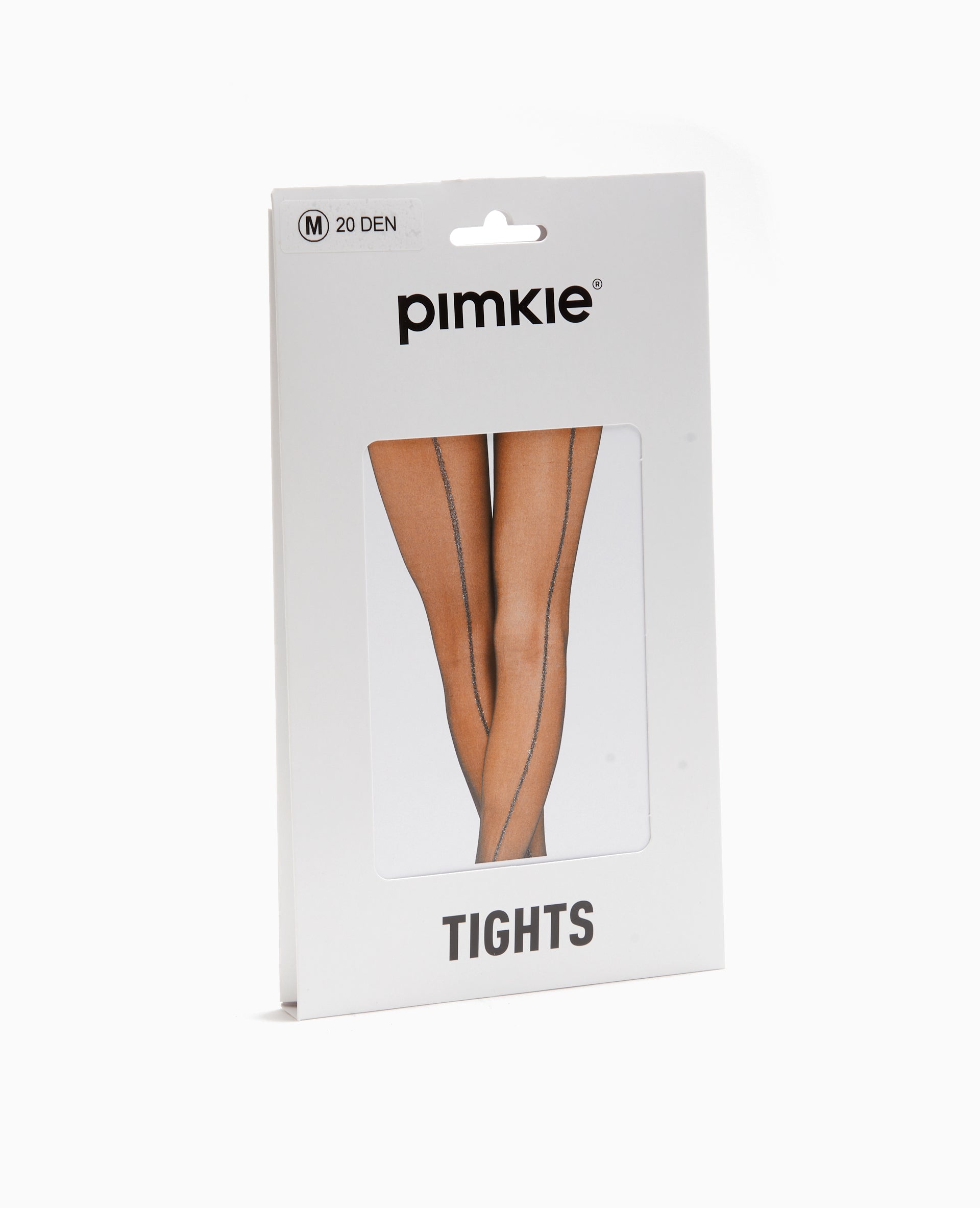 Collants fins avec ligne lurex