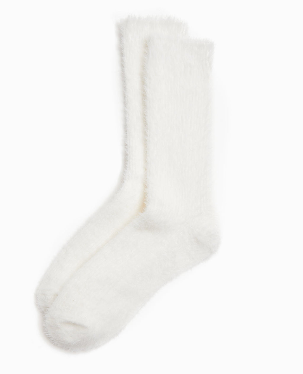Paire de chaussettes en maille douce et poilue